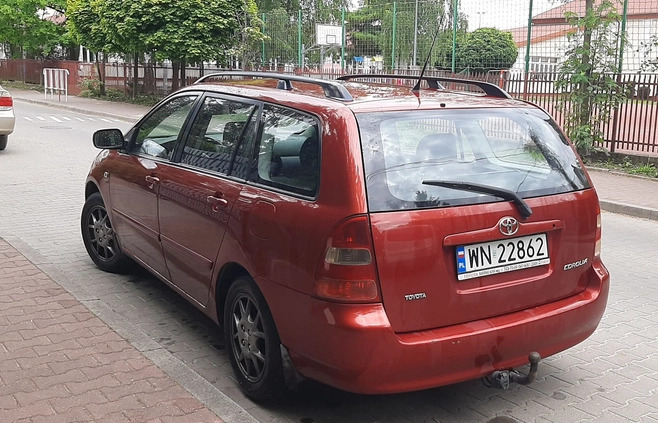 Toyota Corolla cena 7950 przebieg: 356000, rok produkcji 2002 z Zielonka małe 29